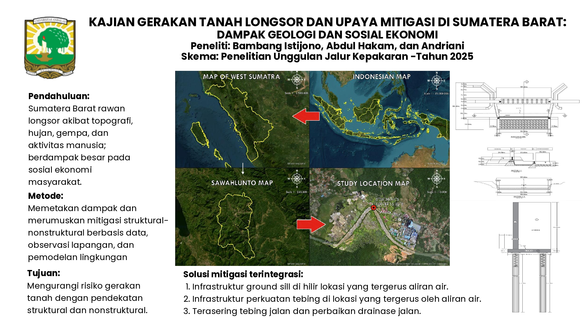 Kajian gerakan tanah longsor dan upaya mitigasi di Sumatera Barat: Dampak geologi dan sosial ekonomi